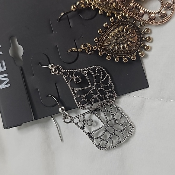 BRAND NEW 3 sets of Bohemian Style Dangle Earrings - Picture 2 of 4